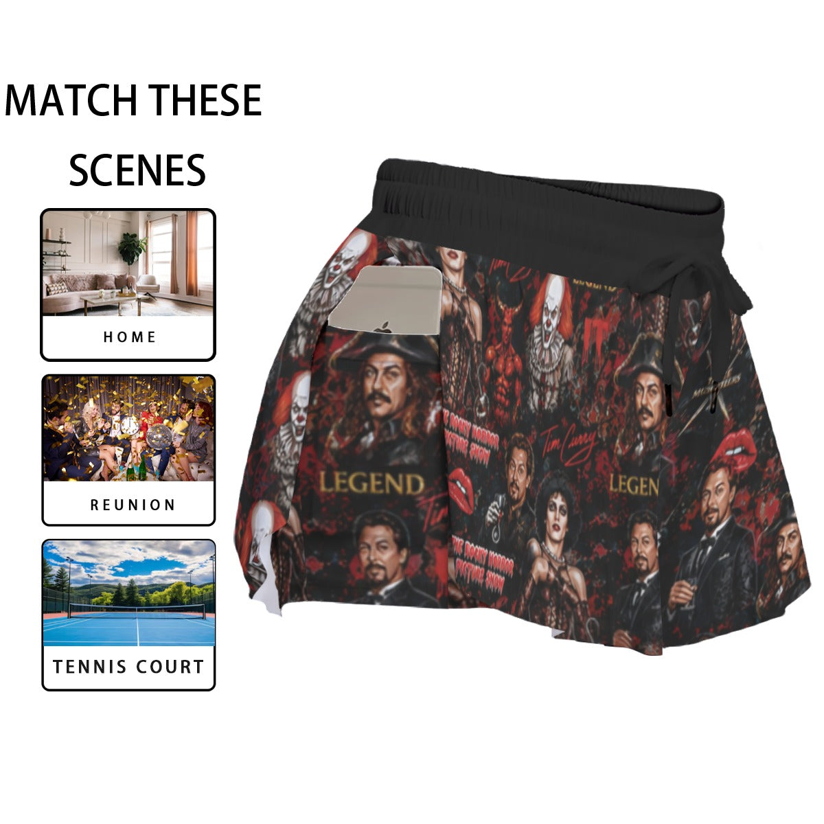 The Final Curtain – Tim Curry Tribute Polo Skort