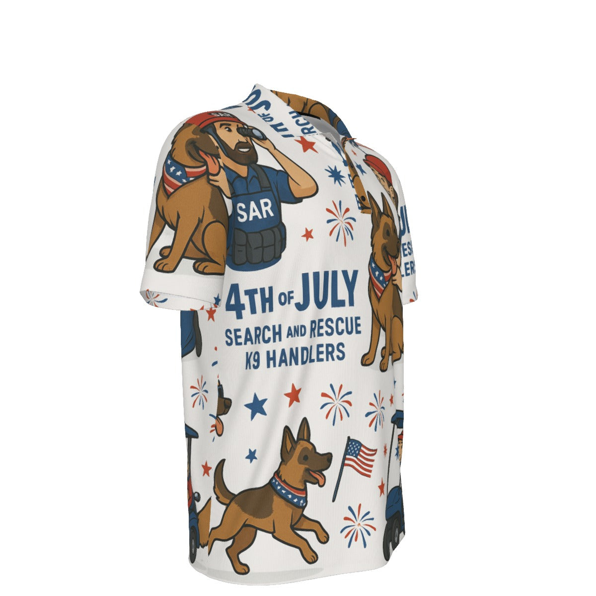 SAR Paws & Patriot Putts  Men's Polo