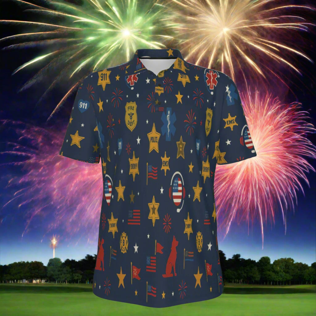 Freedom on the Fairway Men's Polo